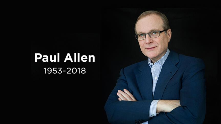 Microsoftun kurucularından Paul Allen öldü Microsoftun kurucularından Paul Allen öldü